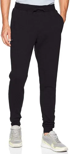 Vista 43 de Under Armour Rival - Pantalones de correr de forro polar para hombre (001) Negro / Blanco