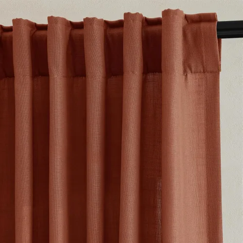 Vista 24 de Hokibero Cortinas de lino natural de 96 pulgadas de largo para sala