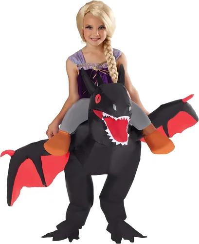 Vista 3 de Morph Disfraz inflable de dragón de Halloween para adultos disfraz de montar