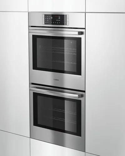Vista 2 de Serie 800 Horno eléctrico de doble pared de convección de 30 pulgadas en acero inoxidable con cocina de convección verdadera, autolimpieza