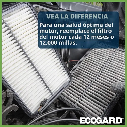 Vista 6 de EcoGard, filtro de aire especial para Nissan, XA10423