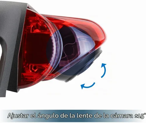 Vista 5 de DALLUX Savana Cargo Van - Cámara de respaldo con luz de freno para Transporter Chevrolet Express/GMC Savana 2003-2019/Chevy Explorer Van,3rd 170°