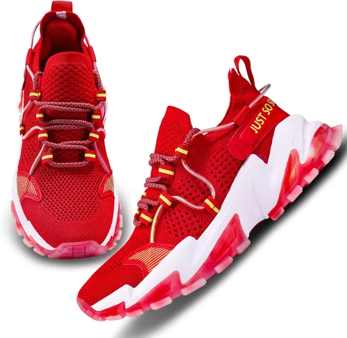 Vista 7 de AMLANG Tenis deportivos antideslizantes para mujer, transpirables, a la moda, para caminar y correr