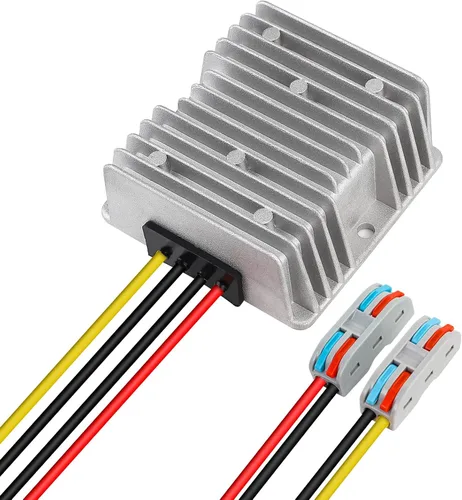 Vista 15 de Reductor de voltaje DC 8V-40V a 12V 3A 36W Convertidor de impulso automático de aumento y reducción de voltaje Módulo transformador impermeable