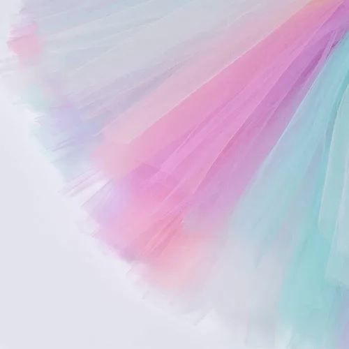 Vista 5 de Jxstar Disfraz de unicornio de flores para niñas vestido de fiesta de tutú de princesa