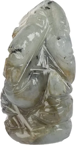 Vista 3 de gemhub Estatua de Ganesha tallada a mano aprox. 135,75 quilates de labradorita natural