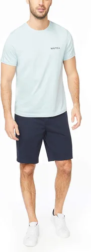 Vista 2 de Nautica - Camiseta de manga corta lisa y cuello redondo