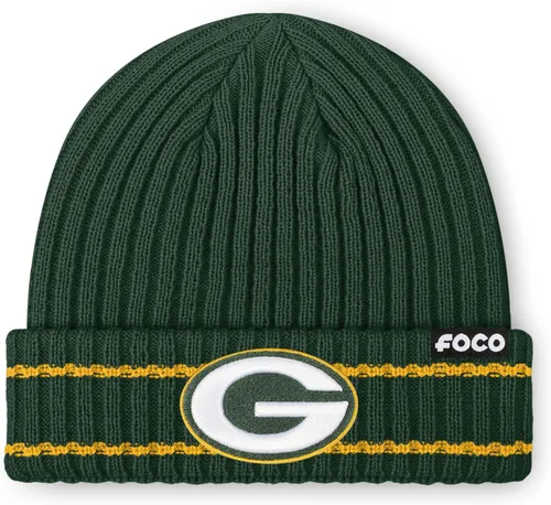 Vista 14 de FOCO NFL - Gorro acanalado con logotipo de equipo de la NFL para hombre