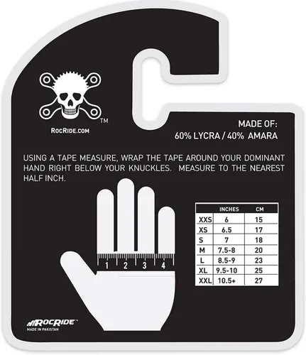 Vista 3 de RocRide Guantes de ciclismo con diseño de esqueleto, acolchados, dedos completos, para carretera, montaña, BMX, unisex, para hombres, mujeres