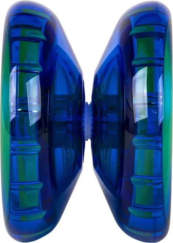 Vista 3 de Duncan Yoyó libélula - Azul con tapa verde, paquete de 1