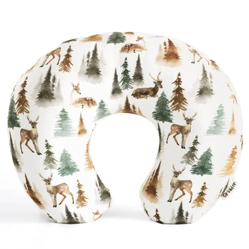 Vista 31 de GRSSDER Funda de Almohada de Lactancia Elástica Minky Removible Fundas de Lactancia para Almohadas de Lactancia Materna, Forro Ultra Suave y Cómodo