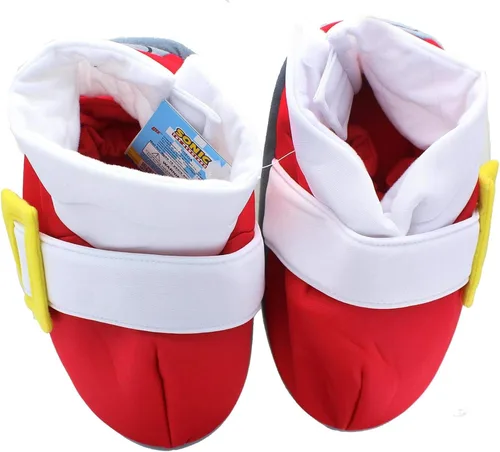 Vista 3 de Sonic the Hedgehog Zapatillas de running rojas de felpa para cosplay Talla única, Rojo
