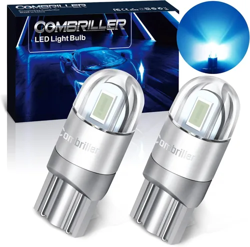 Vista 11 de Combriller 3157 Bombilla LED blanca 6000K, 3056 3156 3057 4157 LED con proyector de repuesto para luces LED de reversa, bombilla de señal de giro