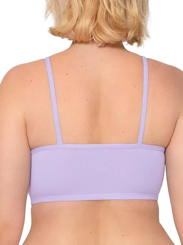 Vista 4 de Fruit of the Loom Women's Spaghetti Strap Cotton Pullover Sports Bra Value Pack