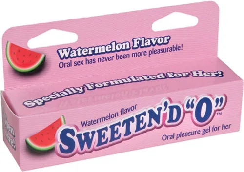 Vista 2 de Little Genie Productions Sweeten D O Gel de placer oral, sandía, 1.5 onzas