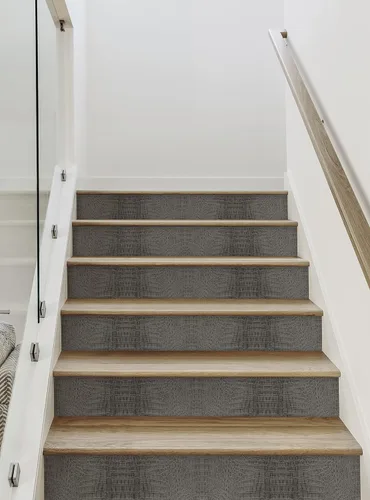 Vista 5 de Tiras elevadoras de escalera de cocodrilo (beige, paquete de 6, 48 pulgadas de ancho x 6 pulgadas de alto)
