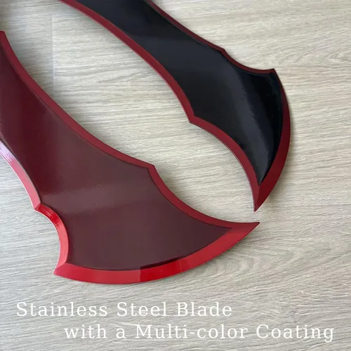 Vista 8 de Anime Baran - Juego de dos piezas de espadas dobles para colección, cosplay