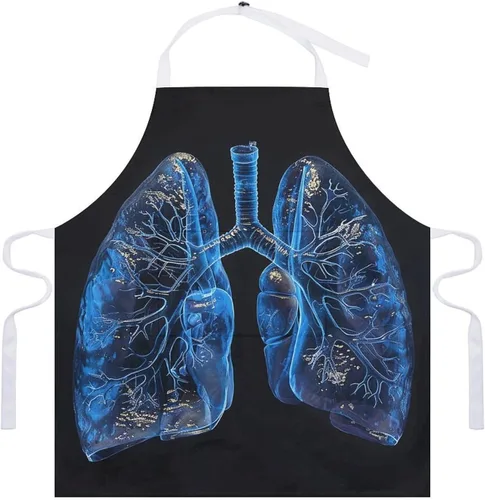 Vista 7 de MUSM Delantal para adultos – 27.6 x 31.5 pulgadas, delantales de poliéster resistentes con dos bolsillos grandes, delantal de cocina impermeable