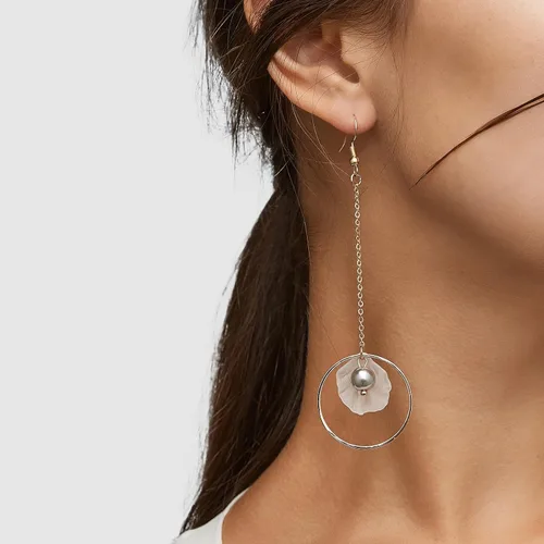 Vista 6 de MECCANIXITY Aretes redondos con cuentas, anillos de eslabones circulares para hacer joyas