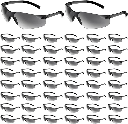 Vista 9 de WFEANG Gafas de seguridad con certificación ANSI Z87.1 para hombres y mujeres, gafas protectoras de laboratorio duraderas para química e