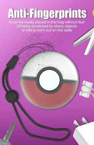 Vista 7 de Funda de silicona para Pokémon GO Plus + 2023, funda protectora suave para Pokémon GO Plus con correa para la muñeca