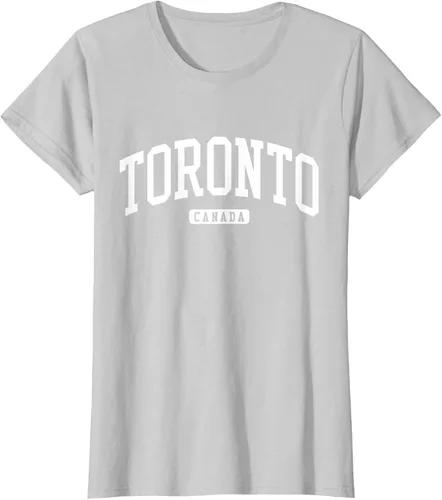 Vista 19 de Camiseta estilo universitario de Toronto Canada, Negro