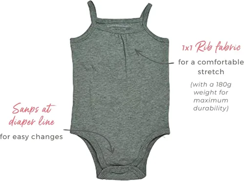 Vista 2 de Burts Bees Baby Body camisola clásica unisex para niños