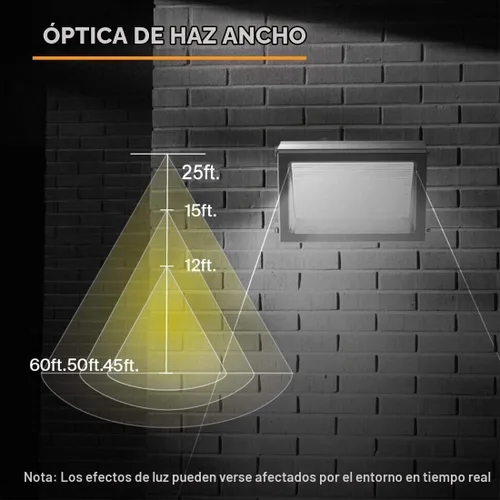 Vista 5 de Pack de luces LED de 120 W, 4 unidades, impermeables, 15600 lm, paquete de iluminación