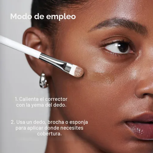 Vista 9 de Corrector brillante no seco #rosa #blanco,maquillaje coreano 0.4 oz