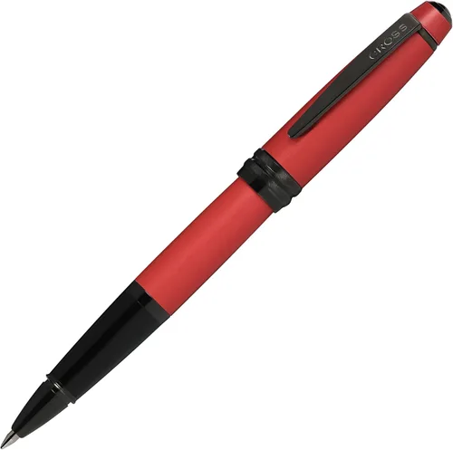 Vista 7 de Cross Bailey Bolígrafo Rollerball Recargable Presentado en una Caja de Regalo Premium - Punta Media, Tinta Negra, Negro