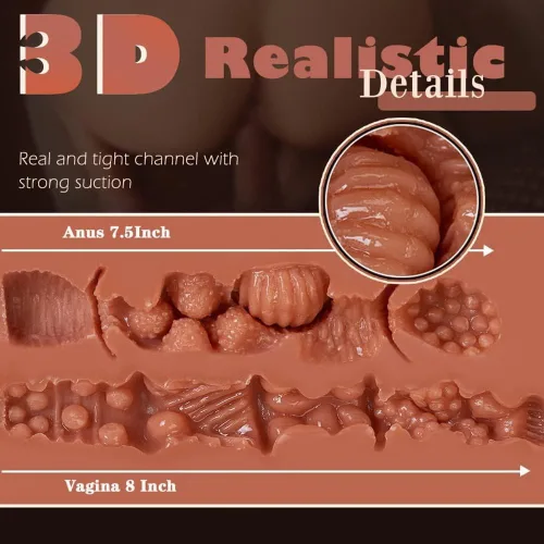 Vista 3 de Muñeca sexual de tamaño completo, muñeca sexual realista, muñeca sexual de cuerpo completo, muñeca sexual masculina de tamaño real, muñeca sexual