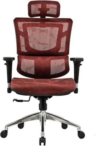 Vista 3 de Commercial Ergonomic High Back Executive Mesh Chair, with Adjustable Lumbar Support, Headrest and 3D Armrests(A)