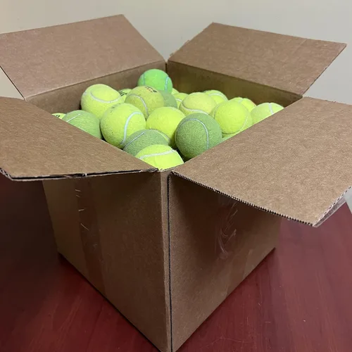 Vista 3 de 100 pelotas de tenis a granel de bajo costo para pelotas de perro