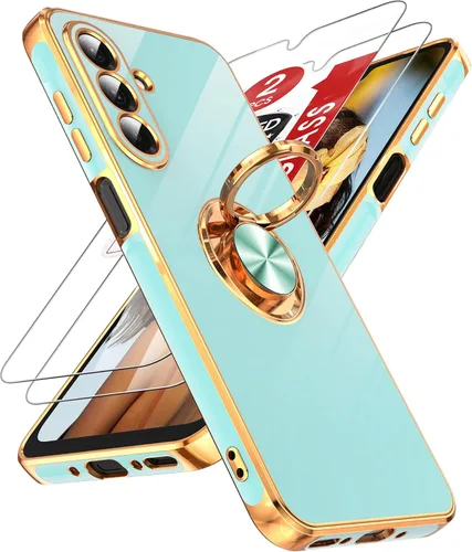 Vista 112 de LeYi Funda para iPhone XR: con Protector de Pantalla de Vidrio Templado [Paquete de 2] Soporte de Anillo Giratorio de 360°, Soporte Magnético