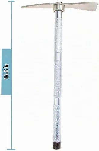 Vista 5 de SE Selección magnética plegable para minería de oro, cabeza de acero inoxidable, 18.75 pulgadas