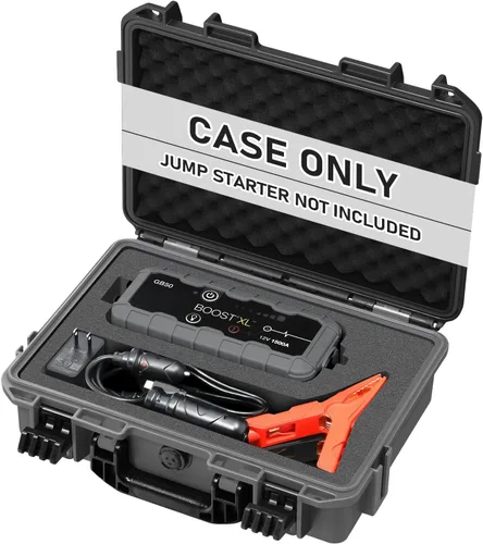 Vista 9 de Funda para NOCO Boost GB40 y GB20 – Funda de transporte rígida impermeable con espuma precortada personalizada, caja de viaje protectora a prueba