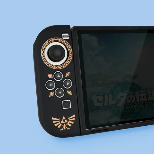 Vista 6 de TIKOdirect Funda acoplable compatible con Nintendo Switch OLED 2021, cubierta protectora suave de protección completa para Nintendo Switch OLED