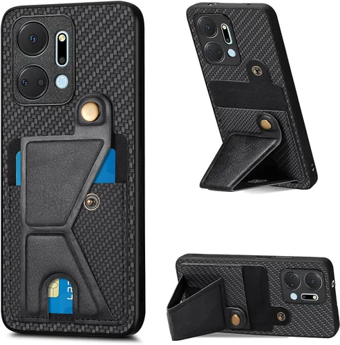 Vista 115 de Funda para Oppo K10x / OnePlus Nord CE 2 Lite 5G Funda para Realme 9 5G / 9 Pro / Q5 / V25 Funda de piel sintética con ranuras para tarjetas