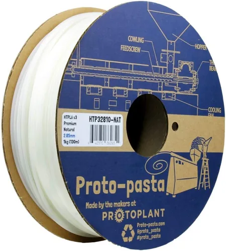 Vista 10 de Protopasta Filamento para Impresora 3D Filamento PLA 1.75mm Oro Polvo de Brillo HT PLA Carrete de 500g