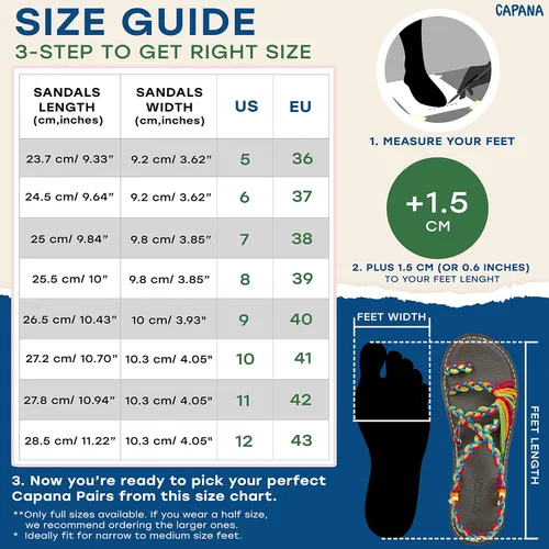 Vista 6 de Capana Sandalias planas tejidas para mujer, sandalias trenzadas con tiras, sandalias de playa para mujer, sandalias bohemias de cuerda, zapatos
