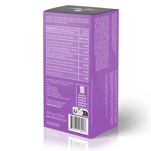 Vista 2 de Nite Owl 120ct Nespresso Original Machine Compatible con Cápsulas I Intensidad 10 I Aluminio Café Cápsulas I Ristretto Italiano I Arábica Espresso