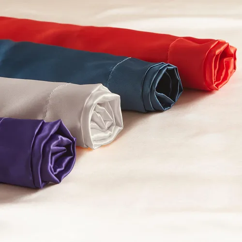 Vista 7 de Manyshofu - Funda de almohada de satén beige para protección del cabello - 2 piezas, fundas de almohada estándar, lujosas y sedosas, fundas