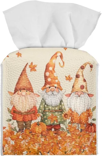Vista 48 de 250th Anniversary Square Tissue Box Cover Pu Leather Tissue Holder Facial Paper Cover Waterproof Toilet Paper Holder for Bathroom Bedroom Modern
