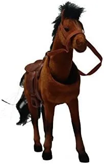 Vista 2 de Majestic Bobblehead - Caballo con adhesivo para tablero (marrón)