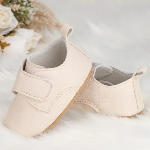 Vista 3 de HsdsBebe Zapatos Oxford de piel sintética con suela de goma suave, antideslizantes, para niños y niñas, para caminar, mocasines