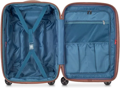 Vista 6 de DELSEY PARIS Carrousel Hardside - Equipaje expandible con ruedas giratorias, platino, juego de 2 piezas (2128)
