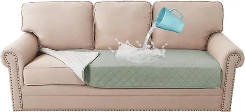 Vista 16 de Fundas de cojín 100% impermeables para sofá de cama de perro, protector de sofá seccional para mascotas, protector antideslizante de muebles