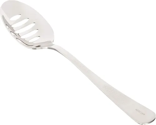 Vista 6 de Mercer Culinary Cuchara pequeña para saltear de acero inoxidable 18-8 con boquilla, 0.4 onzas, plata