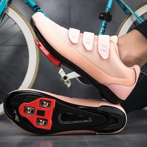 Vista 6 de Mens Womens Indoor Cycling Shoes Compatible with Peloton Bike Shoes Cycling Shoes with Delta Cleats Clip Outdoor Pedal SPD Road Bike Shoes