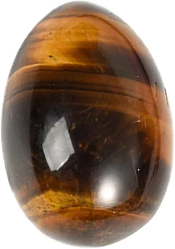 Vista 10 de Erliway Huevos de cristal de amatista natural para el día de Pascua, huevo de piedra de palma de 1.2 x 0.8 pulgadas, piedras preciosas pulidas